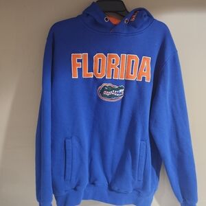 Colosseum Florida Gators pullover hoodie featuring the team's logo Blue Sz M
